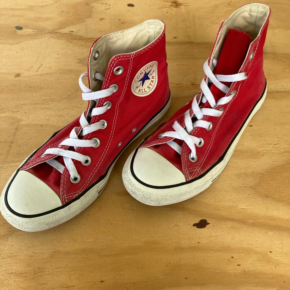 Classic Red Converse High-Top Chuck Taylor
